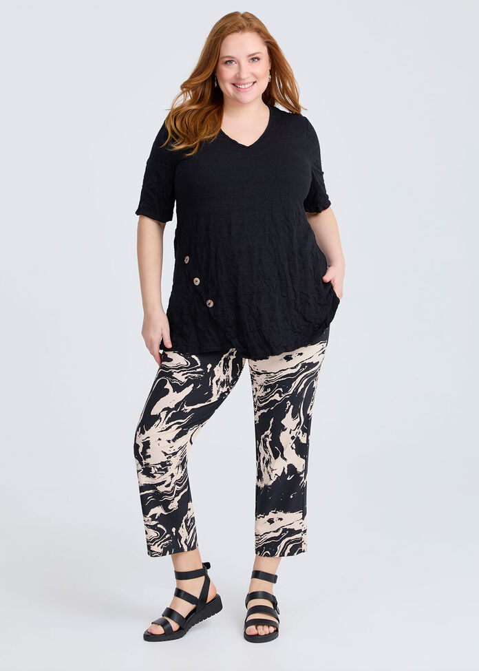 Print Bliss Stretch Taper Pant, , hi-res