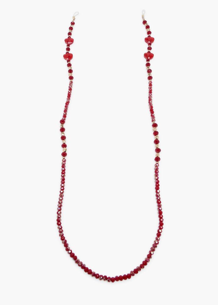 Red Heart Glasses Chain, , hi-res