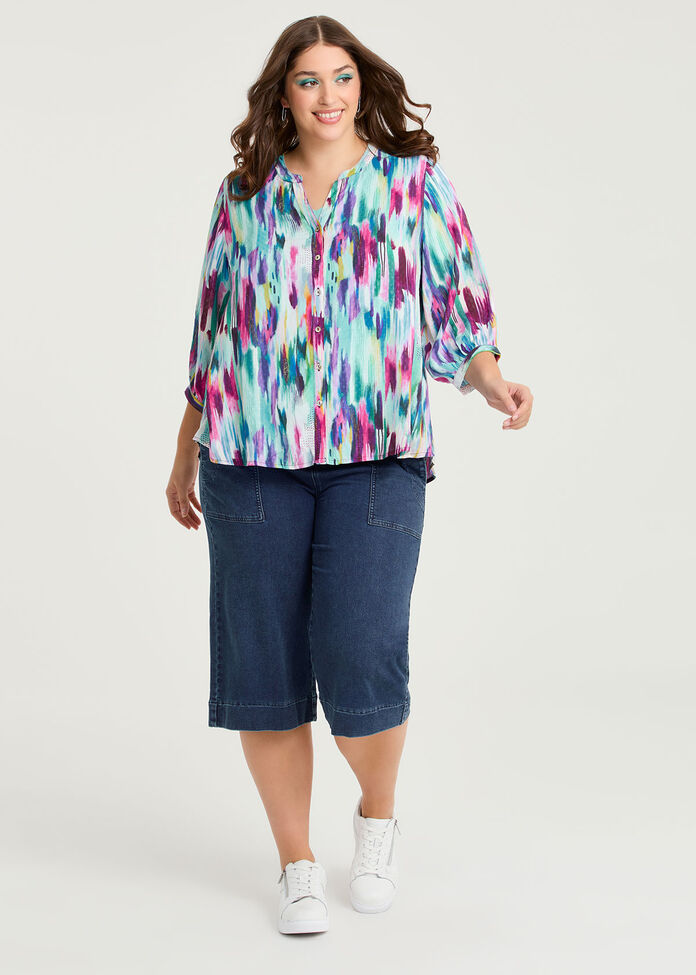 Ettavee Brushstroke Natural Top, , hi-res