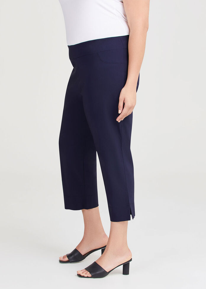 Expose Split Hem Crop Pant, , hi-res