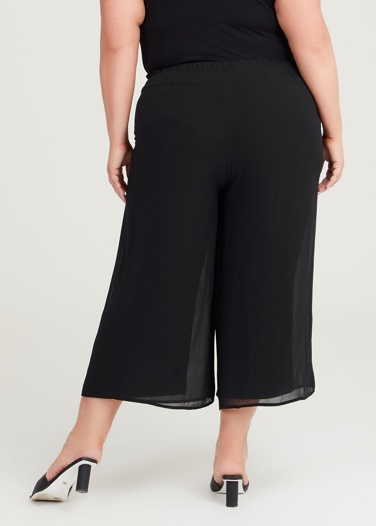 Plus size wide leg on sale culottes