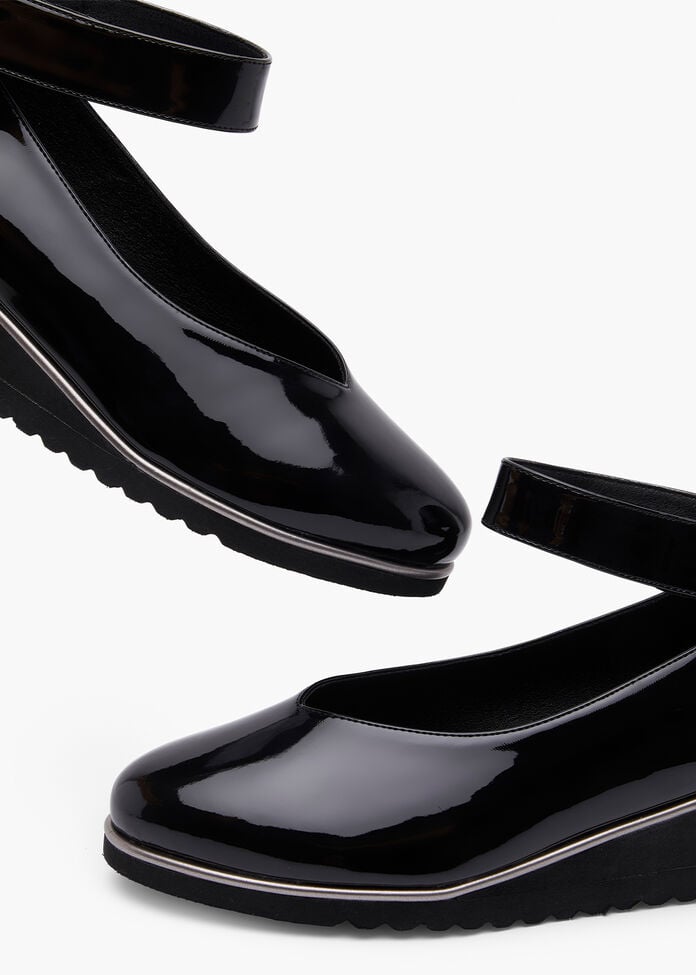 Shop Wedge Ankle Strap Court | Comfortable Shoes | Taking Shape AU