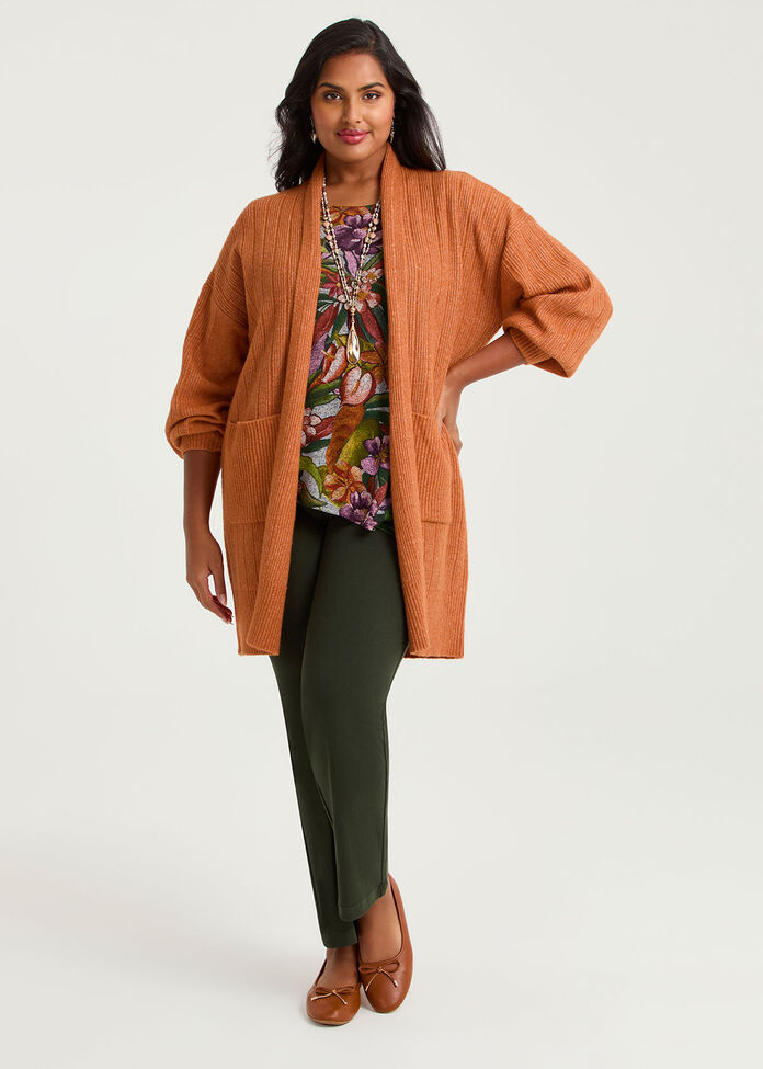 Bamboo Cosy Asymmetrical Top, , hi-res