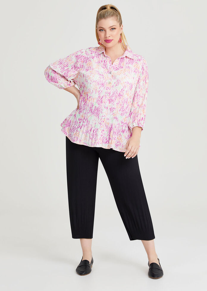Plisse Confetti Spot Shirt, , hi-res