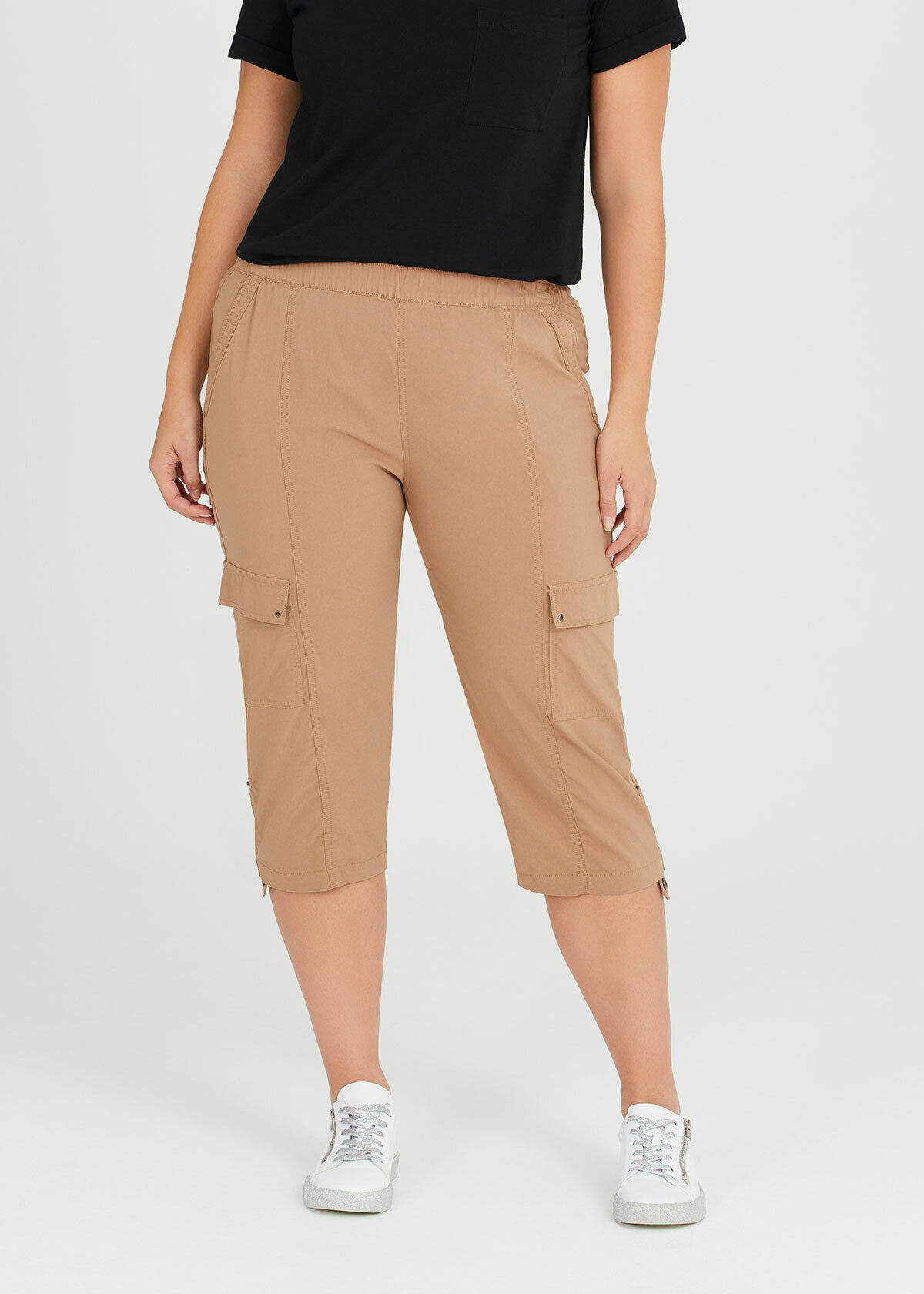 Shop Bon Voyage Cargo Crop Pant in 