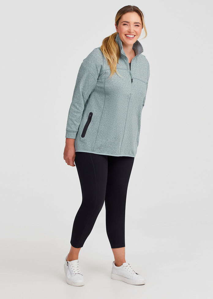 Active Spacedye Half Zip Top, , hi-res