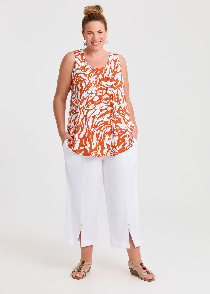 Gather Neck Panel Tank, , hi-res