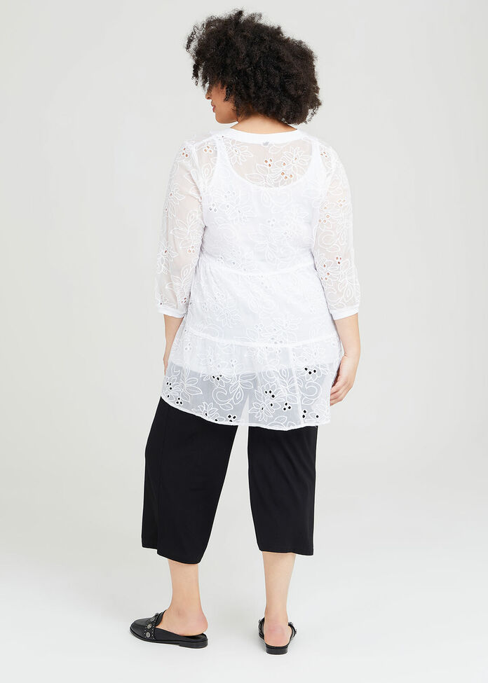 Shop Plus Size Daphne Embroidery Top in White Taking Shape AU