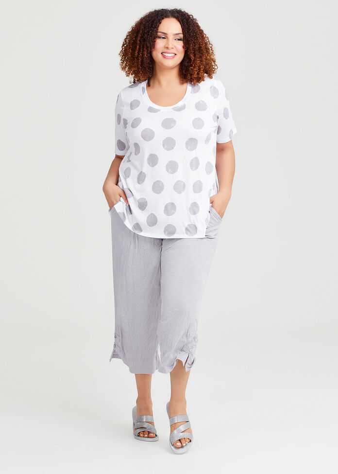 Bamboo Martha Spot Top, , hi-res