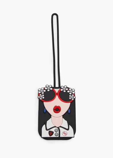 Plus Size Lady Silicone Baggage Tags
