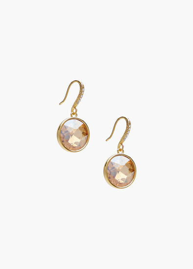 Detailed Jewel Drop Earring
