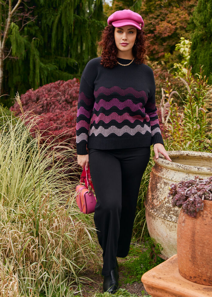 Shop Plus Size The Travel Wide Leg Jean Black Taking Shape AU