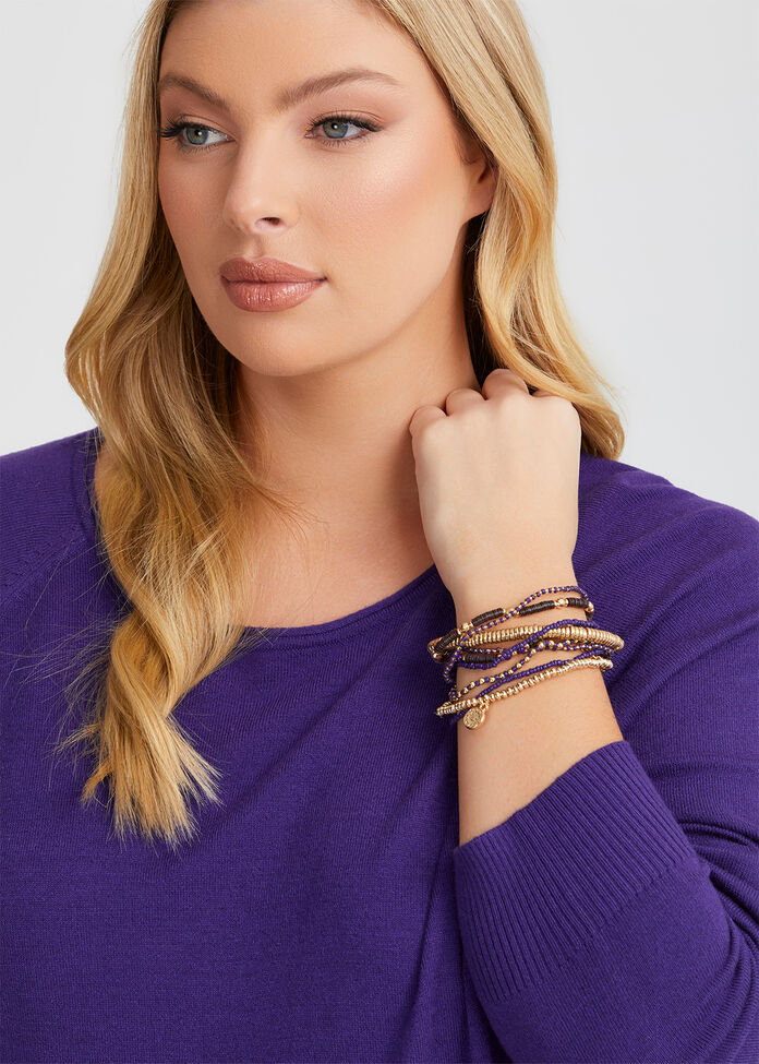 Beaded Bracelet Set, , hi-res
