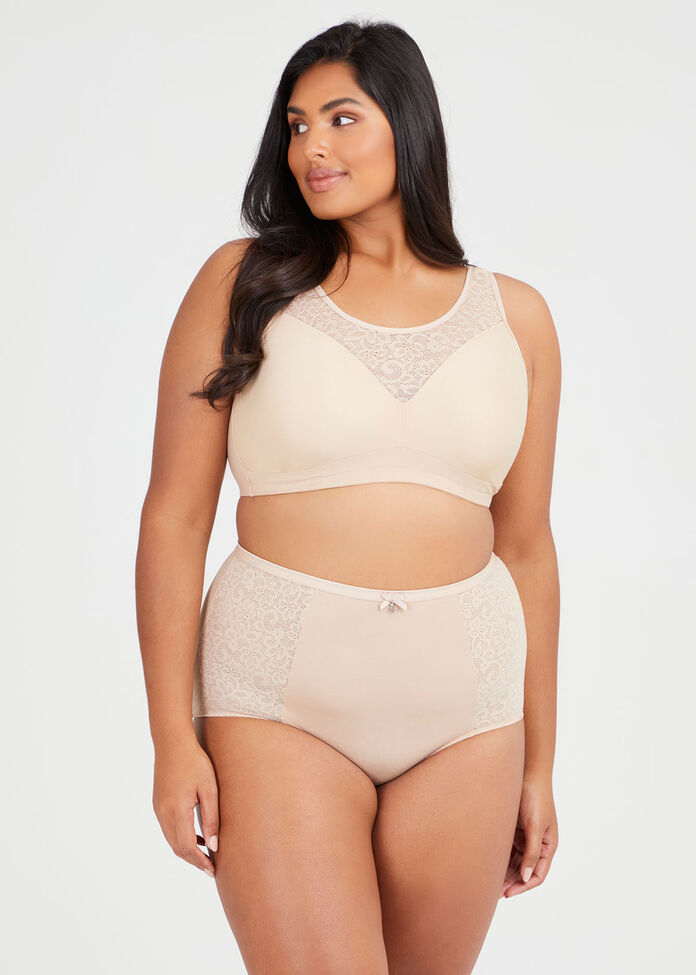 Wirefree Comfort Lace Bra Sizes 20-24, , hi-res