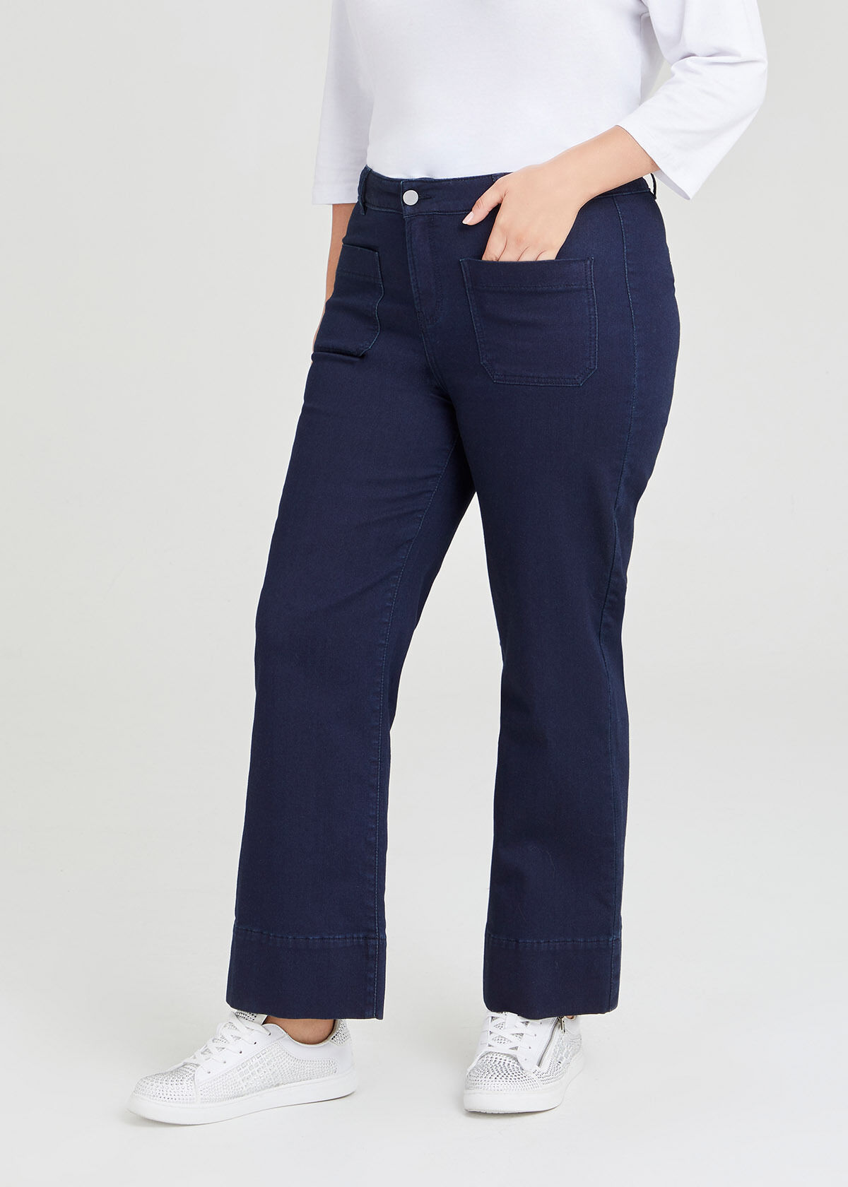 Plus Size Wide Leg Pants and Coulottes 