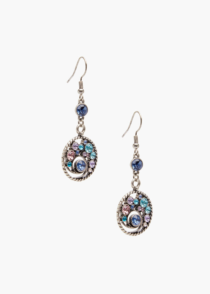 Delicate Jewels Round Drop Earrings, , hi-res