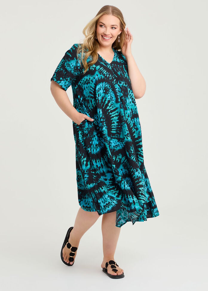 Ocean Breeze Natural Dress, , hi-res