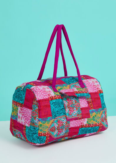 Plus Size Quilted Overnight Bag