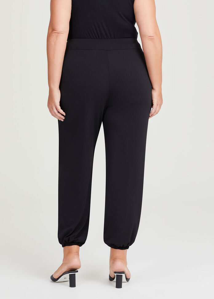Shop Plus Size Harem Tapered Evening Pant in Black | Taking Shape AU