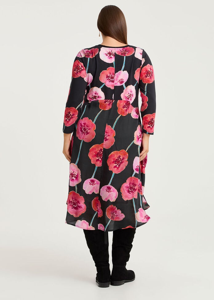 Cotton Wild Poppy Dress, , hi-res