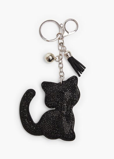 Bling Cat Bag Charm