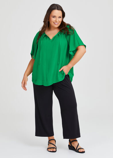 Plus Size Petite Audrey Wide Leg Pant