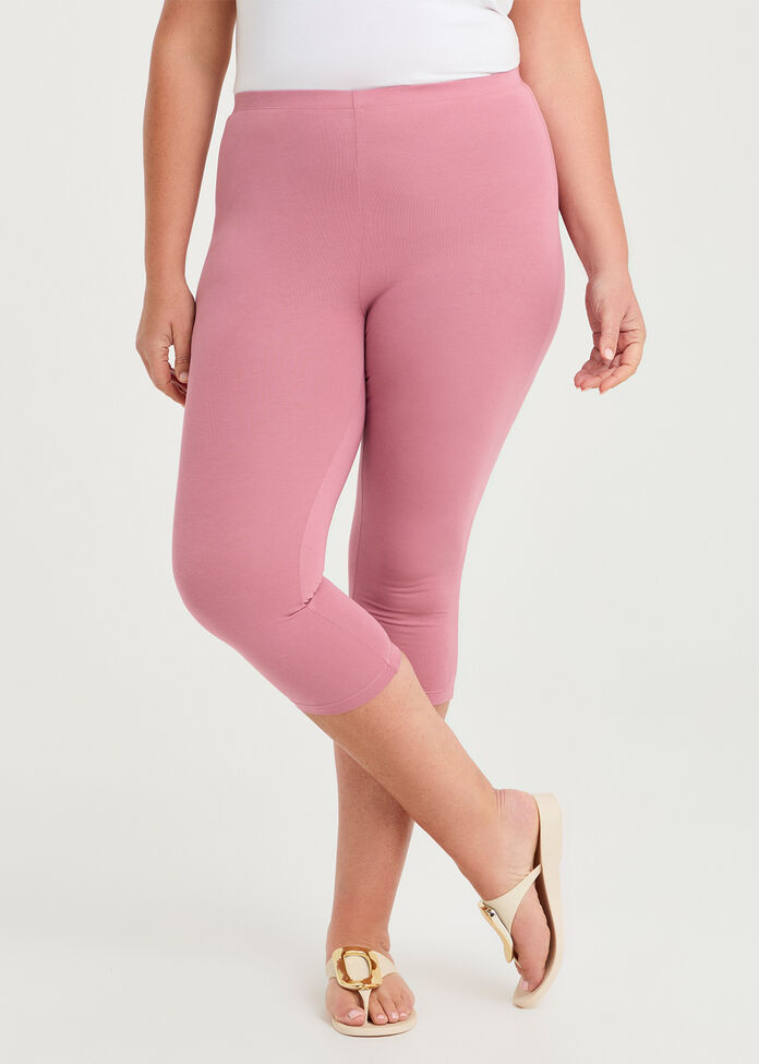 Good Earth Australian Cotton Crop Legging, , hi-res
