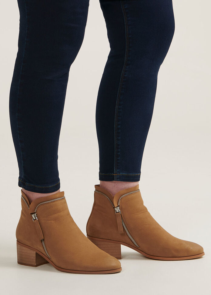 Cora Leather Boot, , hi-res