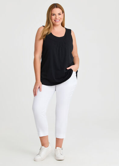 Plus Size Editorial Pocket Taper Pant