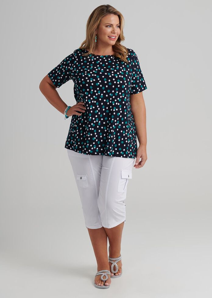 Ikat Spot Top, , hi-res
