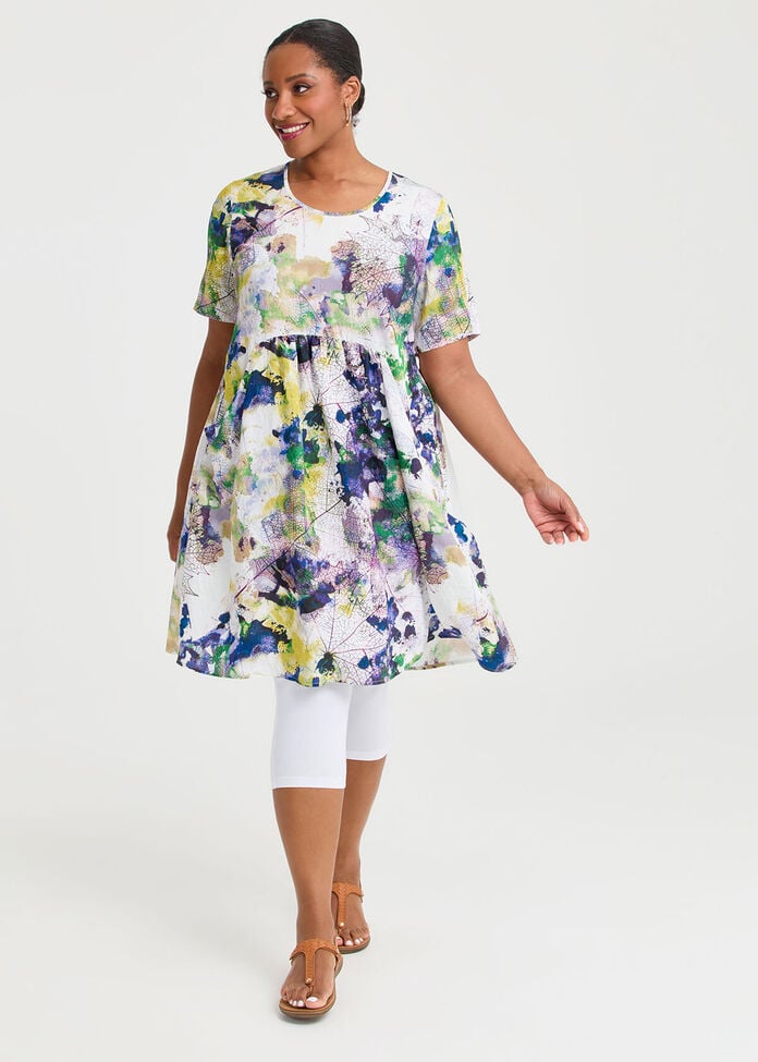 Everyday Leaf Natural Dress, , hi-res