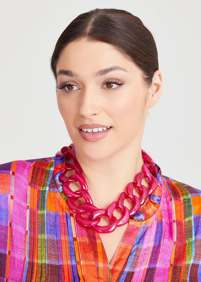 Chain Links Necklace, , hi-res