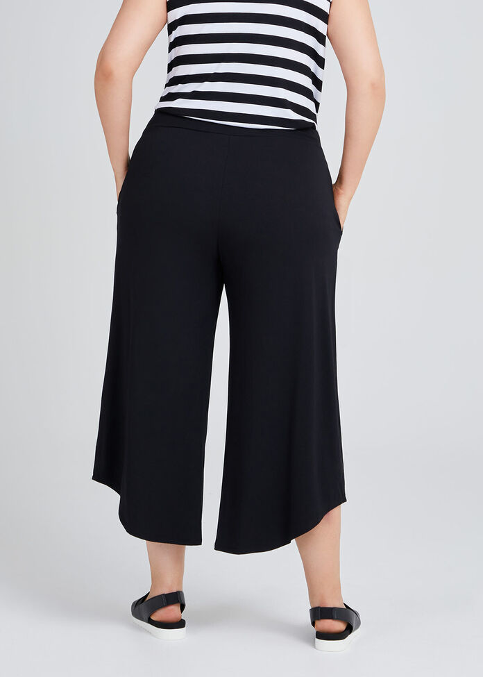 Shop Plus Size Carmel Bamboo Crop Pant in Black | Sizes 12-30 | Taking ...