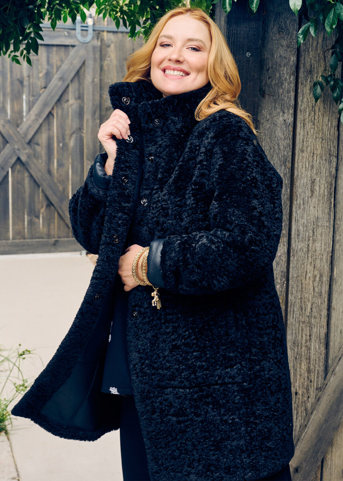 Reversible Shearling Coat