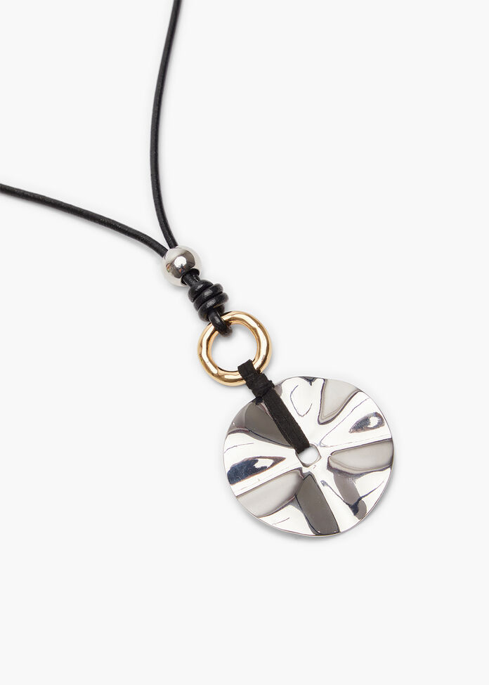 Shop Clean Metal Disc Necklace in Multi | Accessories | Taking Shape AU