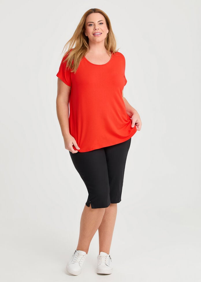 Natural Round Neck Everyday T-shirt, , hi-res