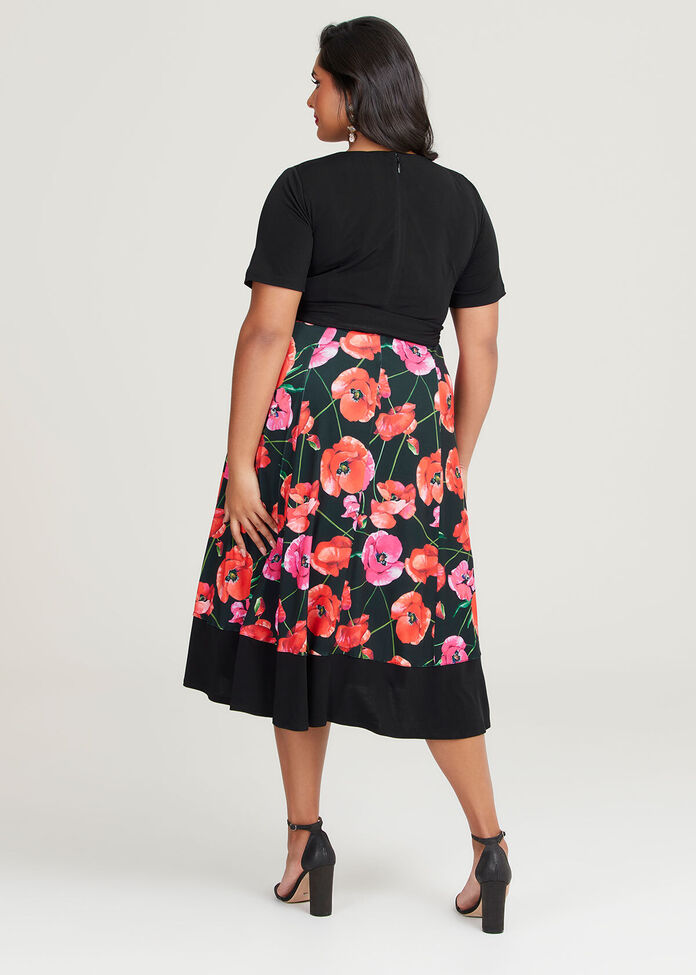 Shop Plus Size Milli Tulle Floral Dress in Multi | Taking Shape AU