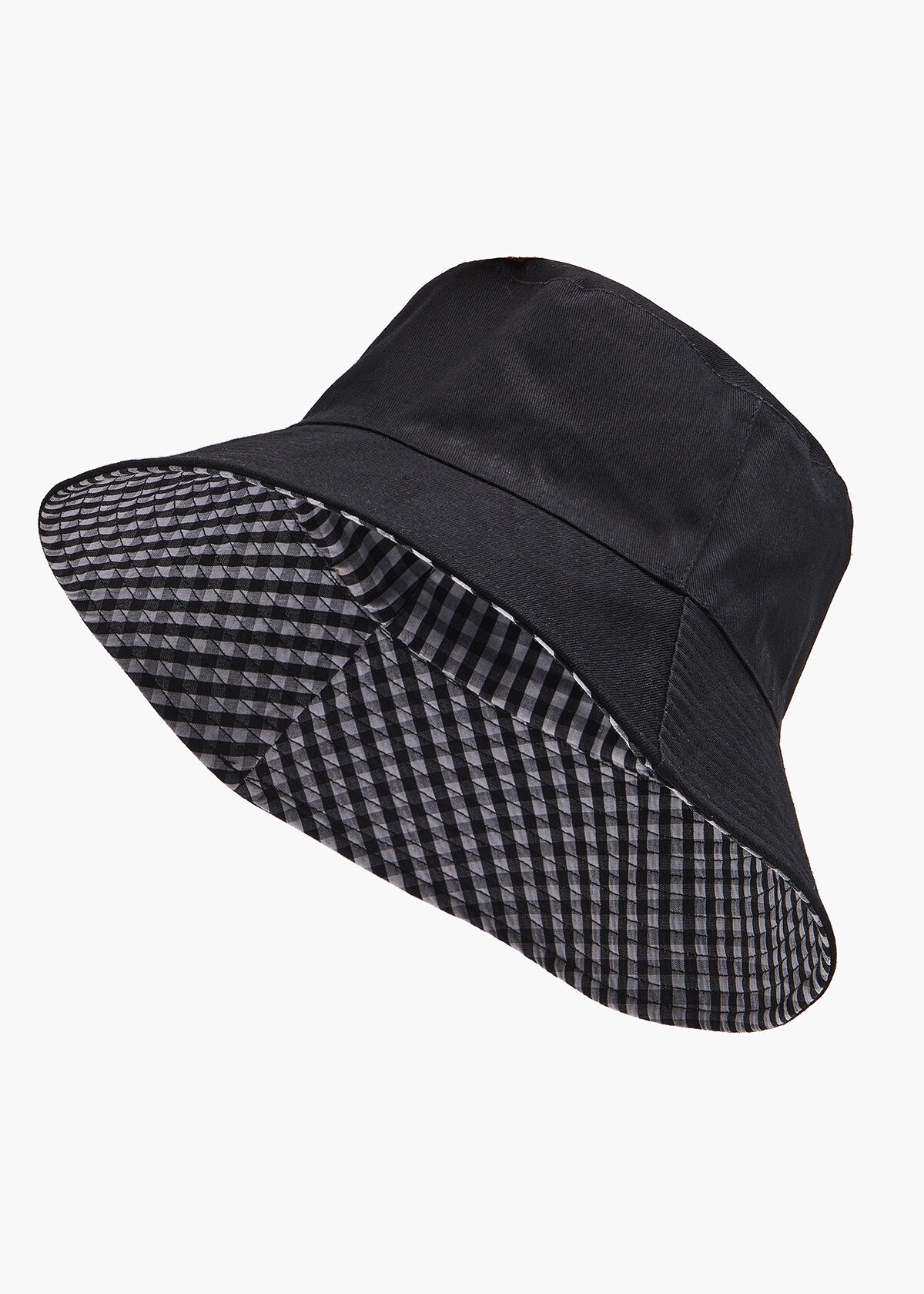Gingham sun hat deals