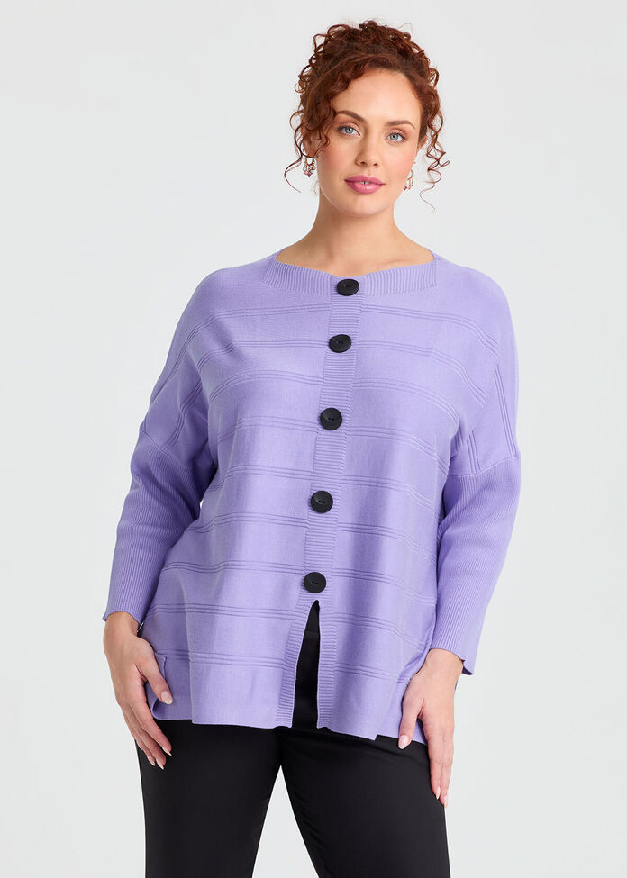 Natural Rib Batwing Jumper, , hi-res