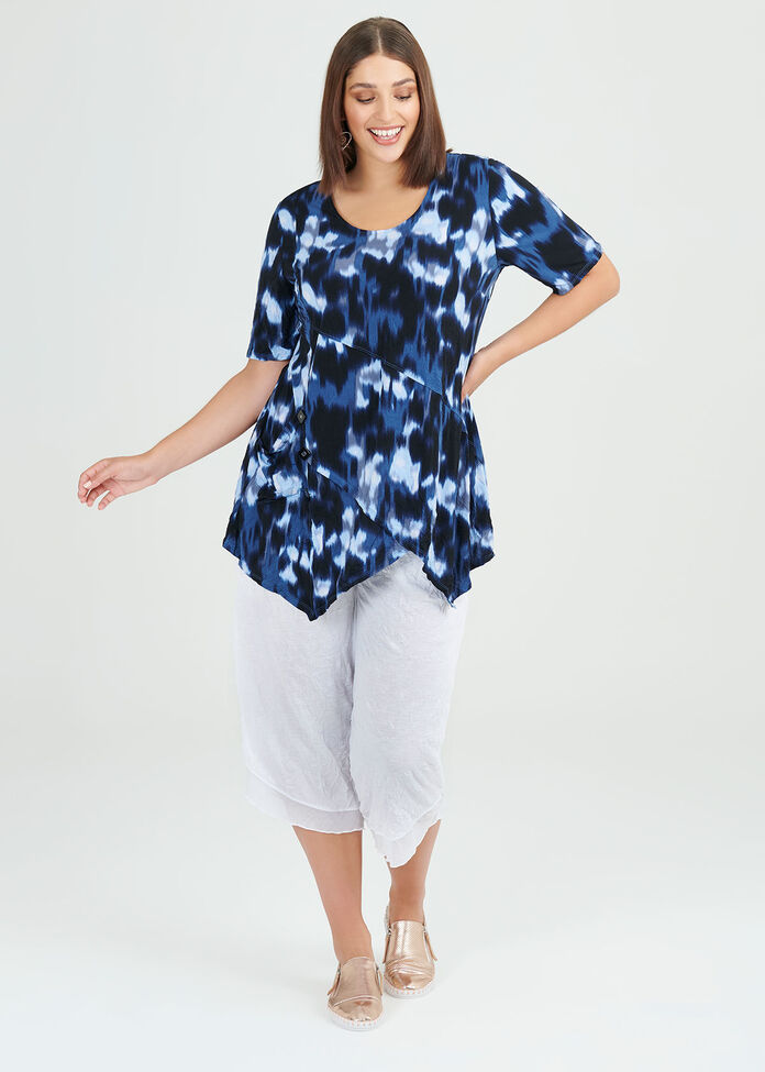 Ikat Luna Top, , hi-res