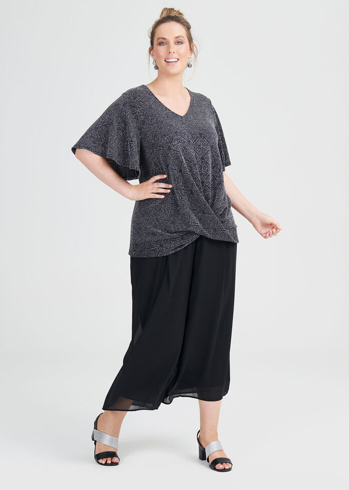 Sparkle Twist Front Top, , hi-res