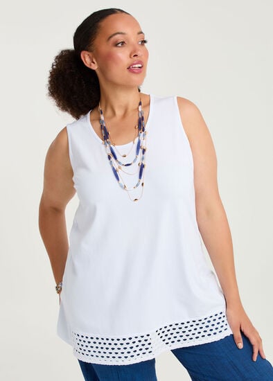 Plus Size Pima Cotton Cali Tank