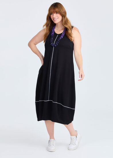 Plus Size Bamboo Ponte Paige Dress