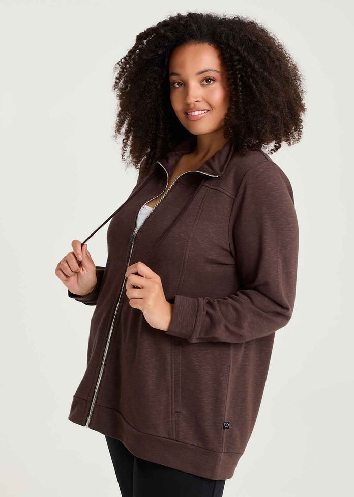 Funnel Neck Active Jacket, , hi-res