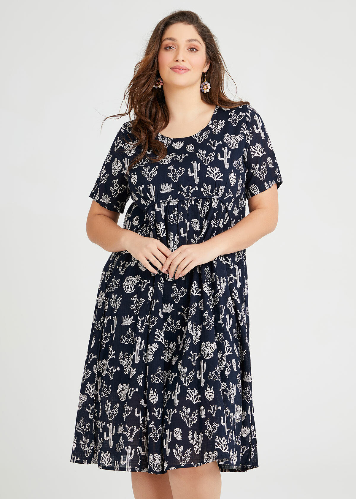 Cactus sales print dress