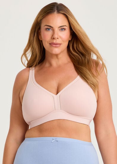 Plus Size Wirefree Cooling Lounge Bra