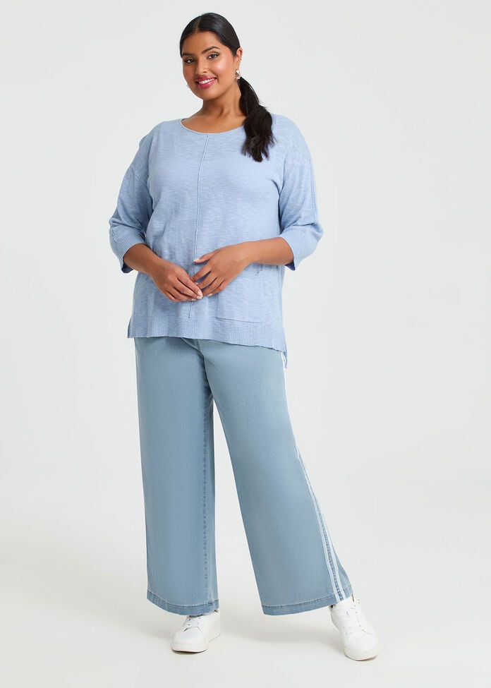 Cotton Light Weight Jumper, , hi-res