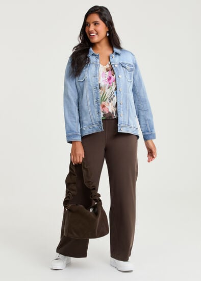 Plus Size The Travel Wide Leg Jean