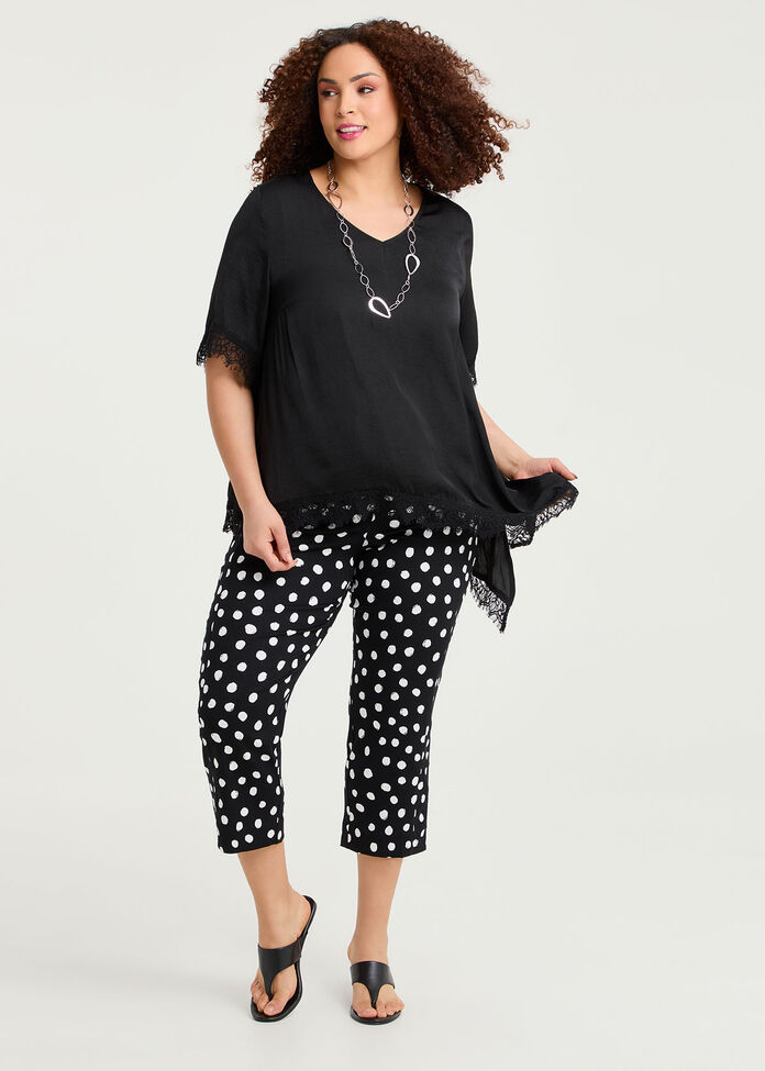 Luxe Rosalie Angle Hem Top, , hi-res