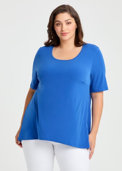 Plus Size Strive Scoop Neck Top